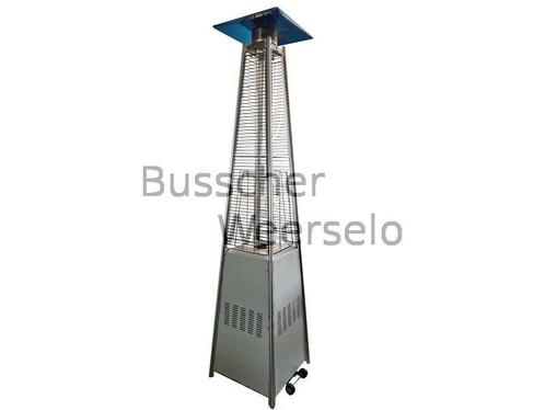 Terrasheater Piramide Gaskachel Fles binnenin Glazen buis, Huis en Inrichting, Kachels, Overige soorten, Vrijstaand, Nieuw, Gas