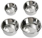 Wasbak rond RVS Gepolijst 420 mm Buitendiameter, Watersport en Boten, Ophalen of Verzenden, Nieuw, Zeilboot of Motorboot
