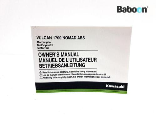 Instructie Boek Kawasaki VN 1700 Vulcan Nomad 2015-2017, Motoren, Onderdelen | Kawasaki, Gebruikt, Verzenden