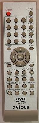 Afstandsbediening Avious, Audio, Tv en Foto, Afstandsbedieningen, Origineel, Nieuw, Ophalen of Verzenden