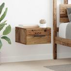 vidaXL Nachtkastje Oud hout 35 x 35 x 20 cm Bewerkt hout, Huis en Inrichting, Verzenden, Nieuw