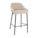 Kick barkruk Sepp - Boucle - Beige, Huis en Inrichting, Stoelen, Nieuw, Verzenden