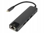 USB-C naar 4K HDMI adapter - 2x USB 3.0 + LAN, Muziek en Instrumenten, Kabels en Stekkers, Nieuw, Ophalen of Verzenden