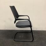Tweedehands sedus Vergaderstoel / sledestoel, Antraciet -, Huis en Inrichting, Stoelen, Gebruikt, Zwart, Ophalen of Verzenden