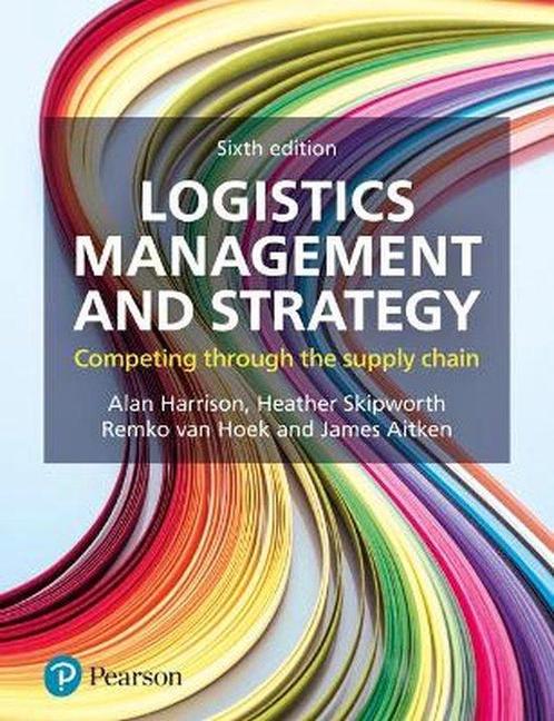 9781292183688 Logistics Management and Strategy, Boeken, Schoolboeken, Zo goed als nieuw, Verzenden
