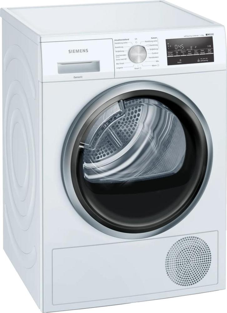 Megastore: SIEMENS WT45W400NL Warmtepompdroger - 8 KG, Witgoed en Apparatuur, Wasdrogers, Gebruikt, Voorlader, Energieklasse A of zuiniger
