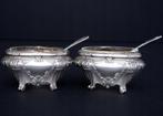 Zoutvat (5) - Elegante Franse Sterling Zilveren
