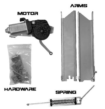 Rock Slide Rebuild Kit Step Slider - 4 Door Driver Side (Gen beschikbaar voor biedingen