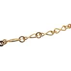 Gouden lange ketting met staafjes | 72 cm (staafjes ketting), Goud, Gebruikt, Ophalen of Verzenden, Overige kleuren