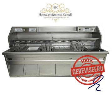 Gereviseerde Florigo HR bakwand friteuse 3 pan Bak.pl., scoo beschikbaar voor biedingen