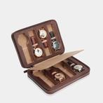 Horloge etui Bruin leder 8 Horloges Modalo, Sieraden, Tassen en Uiterlijk, Verzenden, Nieuw