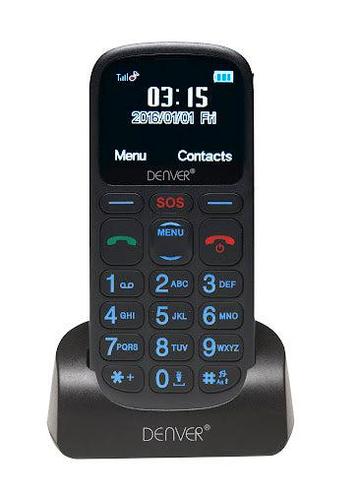 Denver GSP120 Senioren Telefoon – 2G GSM Basic Mobile Phone beschikbaar voor biedingen