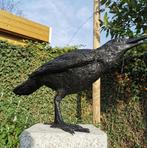 sculptuur, Lifelike Raven - 39 cm - Brons, Antiek en Kunst