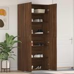 vidaXL Schoenenkast met plank Bruin 80 x 35.5 x 180 cm, Verzenden, Nieuw
