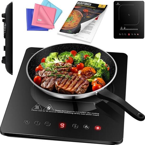 KESSER® Inductie Kookplaat - 2100W - 28cm - Zwart, Witgoed en Apparatuur, Eierkokers, Nieuw, Verzenden