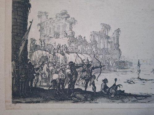 Jacques Callot (1592-1635) - Le Martyre de Saint Sebastien, Antiek en Kunst, Antiek | Overige Antiek
