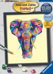 Schilderen op Nummer - Bonte Olifant | Ravensburger - Hobby