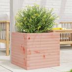 vidaXL Plantenbak 50x50x45,5 cm massief douglashout, Verzenden, Nieuw, Hout