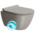 Wand Toilet Swirlflush Sapho Pura 36x50 cm Mat Grijs, Ophalen of Verzenden, Nieuw, Overige typen