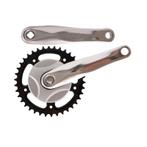 Crank set aluminium breed 38t, Fietsen en Brommers, Fietsonderdelen, Verzenden, Nieuw