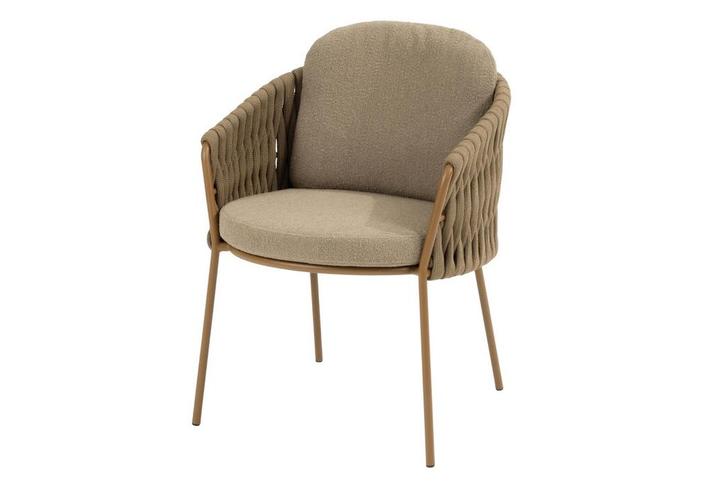 4SO Molina dining tuinstoel - Amber (1stuk), Tuin en Terras, Tuinstoelen, Nieuw, Overige materialen, Verzenden
