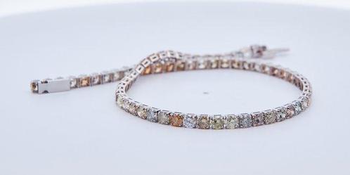 Zonder Minimumprijs - Armband 18 kt. - 7.07ct. tw. Diamant, Sieraden, Tassen en Uiterlijk, Armbanden