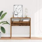 vidaXL Wandtafel 78x30x80 cm bewerkt hout oud houtkleurig, Huis en Inrichting, Verzenden, Nieuw