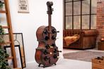 Extravagant wijnrek CELLO 133cm bruin grenenhout voor 10, Ophalen of Verzenden, Nieuw