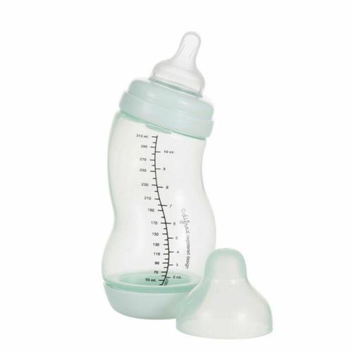 2x Difrax S-Fles Wide Mint 310 ml, Kinderen en Baby's, Babyvoeding en Toebehoren, Nieuw, Verzenden