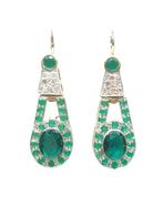 Zonder minimumprijs - Oorbellen - 9 kt. Zilver, Geel goud, Nieuw