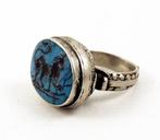 Afghan ring - Zilver, edelsteen - Afghanistan - 20e eeuw, Antiek en Kunst