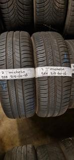 2x 215-60-16 Michelin Zomer 5.8mm €40 Per Band 215 60 16, Auto-onderdelen, Banden en Velgen, Ophalen, 16 inch, Band(en), Personenwagen