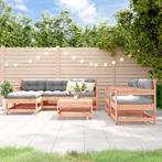 vidaXL 7-delige Loungeset massief douglashout, Tuin en Terras, Verzenden, Nieuw, 7 zitplaatsen, Loungeset