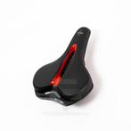 Voltano E-bike Fietszadel – Zwart / Rood - Uitsparing, Fietsen en Brommers, Fietsonderdelen, Verzenden, Nieuw