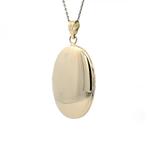 Gouden vintage medaillon met gravure 14 kt, Ophalen of Verzenden, Nieuw