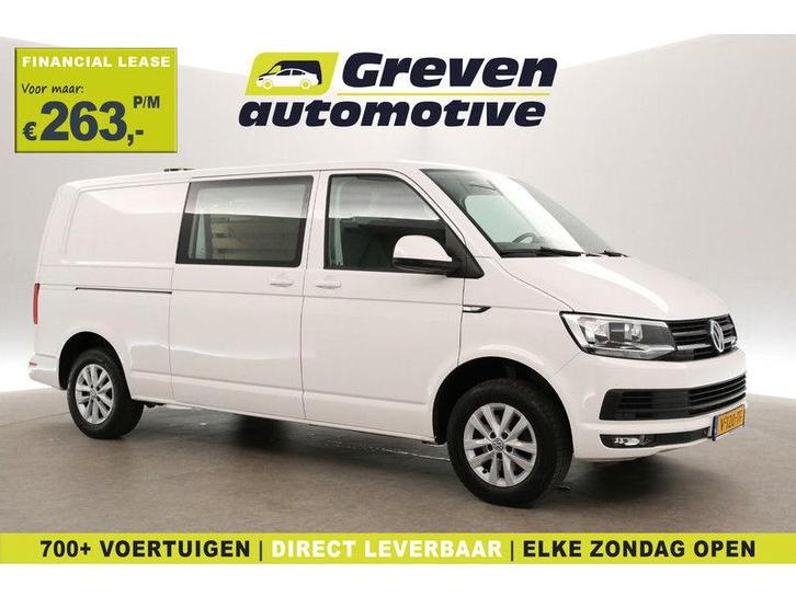 Volkswagen Transporter 2.0 TDI 140PK L2H1 | Airco | Cruise, Auto's, Bestelauto's, Handgeschakeld, Diesel, Wit, Volkswagen