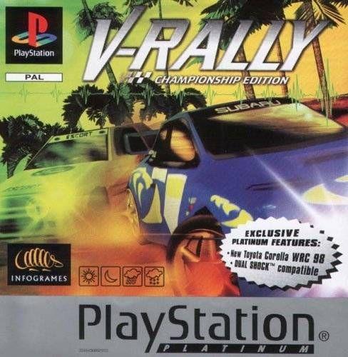 V-Rally Championship Edition-Platinum (PlayStation 1), Spelcomputers en Games, Games | Sony PlayStation 1, Zo goed als nieuw, Ophalen of Verzenden
