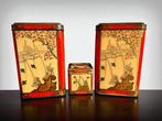 1920s Orientalist Niemeyer’s coffee &tea - Blikken doos (3), Antiek en Kunst, Curiosa en Brocante