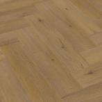 YUP Leyton herringbone dryback dark oak, Verzenden, Nieuw