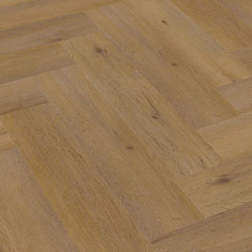 YUP Leyton herringbone dryback dark oak, Doe-het-zelf en Verbouw, Vloerdelen en Plavuizen, Nieuw, Verzenden