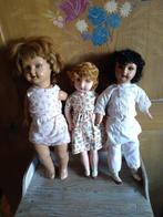 Unis - Pop Lot de 3 poupées anciennes en composition -, Antiek en Kunst