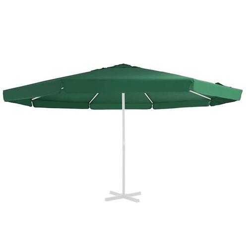 vidaXL Vervangingsdoek voor parasol 515 cm groen, Tuin en Terras, Zonneschermen, Nieuw, Verzenden