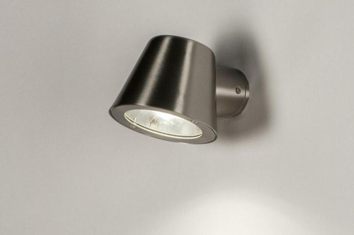 Rietveld Wandlampen - Staalgrijs - Staal, Metaal, Huis en Inrichting, Lampen | Wandlampen, Verzenden