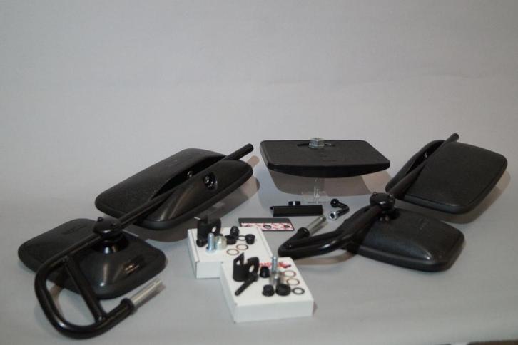 COMPLETE SET achteruitkijkspiegels houders Mercedes DUDO 508, Auto-onderdelen, Spiegels, Nieuw, Herkomst onderdeel bekend, Mercedes-Benz