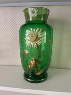 François-Théodore Legras - Vaas - Vaas met emailleerd decor, Antiek en Kunst, Antiek | Glas en Kristal