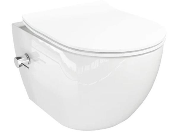 Veiling - Hangend Toilet met Bidet Rimless Spoeling Softclos, Doe-het-zelf en Verbouw, Sanitair, Nieuw