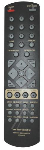 Afstandsbediening Marantz rc4300dv DV-4300, Audio, Tv en Foto, Afstandsbedieningen, Origineel, Nieuw, Ophalen of Verzenden