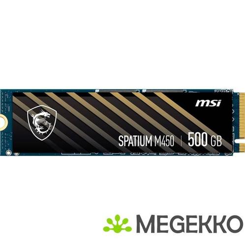 MSI SPATIUM M450 PCIe 4.0 NVMe M.2 500GB V1, Computers en Software, Harde schijven, Nieuw, Verzenden