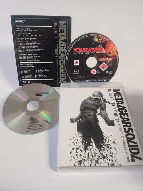 Metal Gear Solid 4 + Soundtrack Playstation 3, Spelcomputers en Games, Games | Sony PlayStation 3, Ophalen of Verzenden