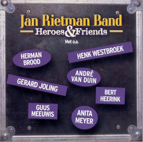 cd - Jan Rietman Band - Heroes &amp; Friends, Cd's en Dvd's, Cd's | Overige Cd's, Zo goed als nieuw, Verzenden